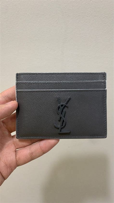 ysl care holder|ysl card holder used.